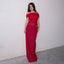 Seraphiel Off-Shoulder Mesh Maxi Dress