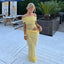 Seraphiel Off-Shoulder Mesh Maxi Dress
