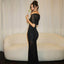 Serenelle Maternity Off-Shoulder Pleated Mesh Maxi Dress