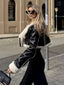 Solenne Cropped Shearling Jacket