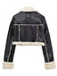 Solenne Cropped Shearling Jacket