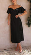 Seraphina Sleeve Off-Shoulder Maxi Dress