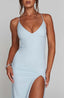 Lysandra Midi Dress - Light Blue