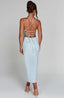 Lysandra Midi Dress - Light Blue