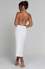 Avaline Midi Dress - White