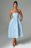 Arc Mirette Midi Dress- Blue