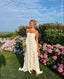 Seraphielle Ruffle Strapless Maxi Dress