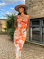 Nerena Tropical Floral Maxi Dress