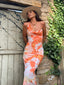 Nerena Tropical Floral Maxi Dress