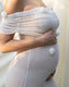 Avelynne Maternity Off-Shoulder Maxi Dress