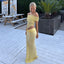 Seraphiel Off-Shoulder Mesh Maxi Dress