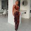 Virella Slim-Fit Open Back Cutout Maxi Dress