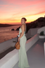 Isolde Maternity Mermaid-Fit Maxi Dress
