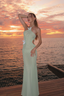 Isolde Maternity Mermaid-Fit Maxi Dress
