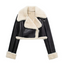 Solenne Cropped Shearling Jacket