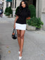 Elainor High Neck Mini Dress
