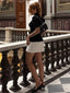 Elainor High Neck Mini Dress