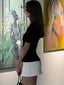 Elainor High Neck Mini Dress
