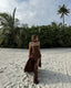 Elsinora Asymmetrical Maxi Dress