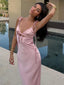 Eloura Sleeveless Satin Maxi Dress