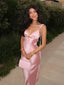 Eloura Sleeveless Satin Maxi Dress