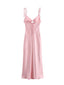 Eloura Sleeveless Satin Maxi Dress