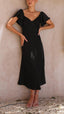 Seraphina Sleeve Off-Shoulder Maxi Dress