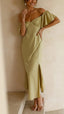 Seraphina Sleeve Off-Shoulder Maxi Dress