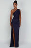Virelle One Shoulder Maxi Dress