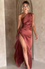 Virelle One Shoulder Maxi Dress