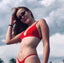 String Bra and Matching Bottoms