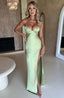 Seloura Satin Maxi Dress