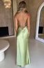 Seloura Satin Maxi Dress