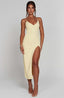 Aloura Midi Dress - Lemon