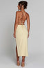 Aloura Midi Dress - Lemon