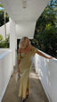 Seraphina Sleeve Off-Shoulder Maxi Dress