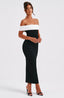 Mirella Midi Dress - Black/White