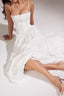 Sylvie White Cotton Midi Sundress