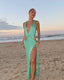 Serelle Braided Maxi Dress With Split