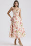 Amorette Midi Sundress - Pink Peony