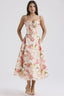 Amorette Midi Sundress - Pink Peony
