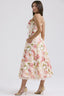 Amorette Midi Sundress - Pink Peony