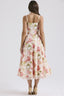 Amorette Midi Sundress - Pink Peony
