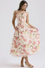Amorette Midi Sundress - Pink Peony
