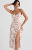 Aurelie Midi Dress - Rose Print