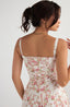 Aurelie Midi Dress - Rose Print