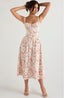 Aurelie Midi Dress - Rose Print