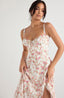 Aurelie Midi Dress - Rose Print