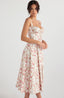 Aurelie Midi Dress - Rose Print