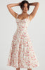 Aurelie Midi Dress - Rose Print